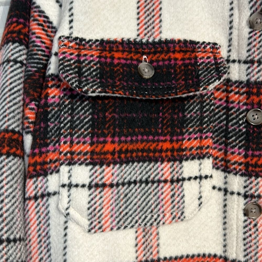 Universal Thread Size Medium Jacket Shacket White… - image 2